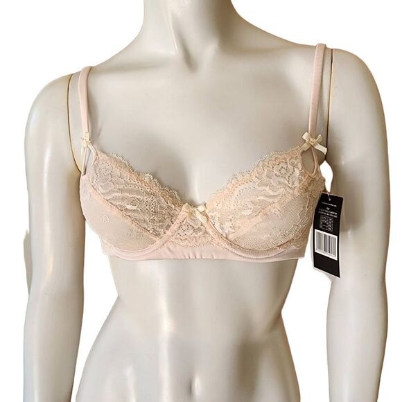 NWT Heidi Klum Zoe Scallop Shell Gardenia Underwire Bra (32B) - Picture 6 of 7